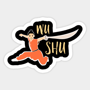 Wushu Kung Fu Sticker